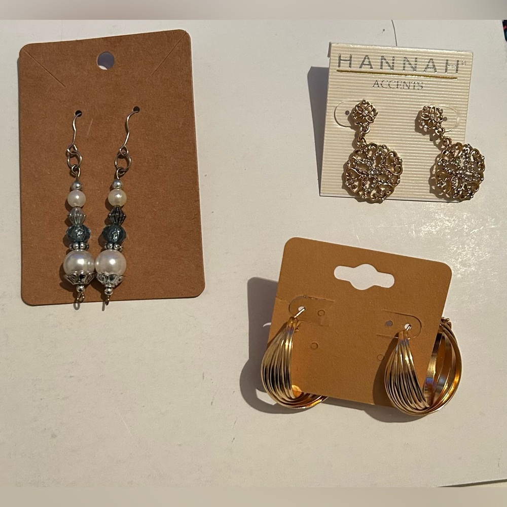 Bundle of  3 Earrings Sets